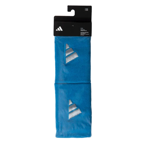 Muñequeras ADIDAS L Azul/Gris X2