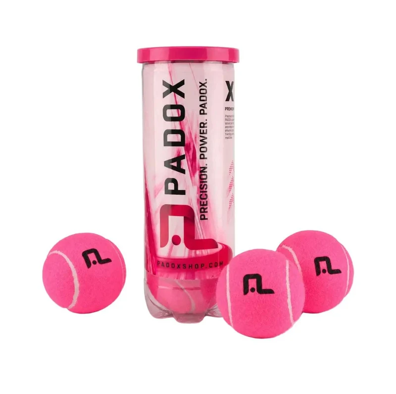 Padox Premium Padel 3er Dose Padelbälle PINK