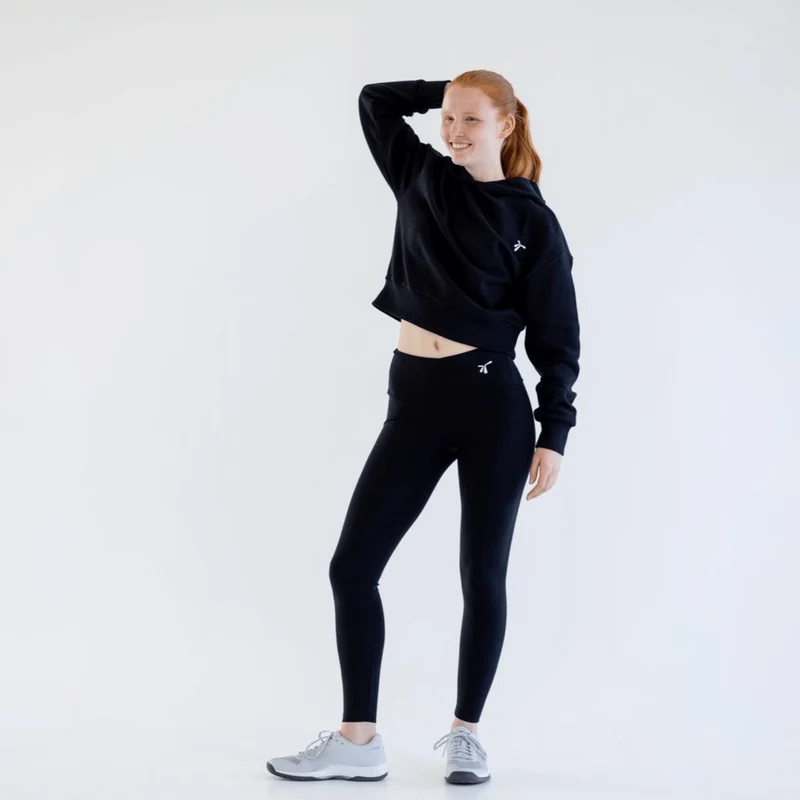 Iconic Crop Hoodie 100% Bio-Baumwolle