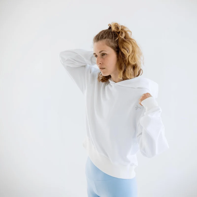 Iconic Crop Hoodie 100% Bio-Baumwolle
