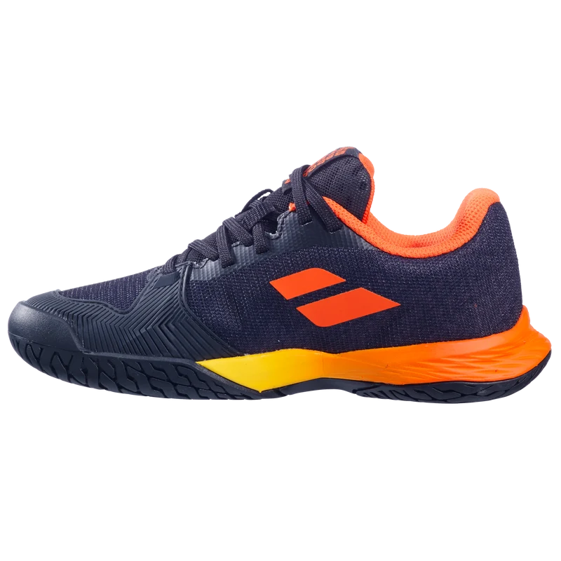 Babolat Jet Mach 3 Junior All Court Tennis Shoe (Boys) - Black/Sunset