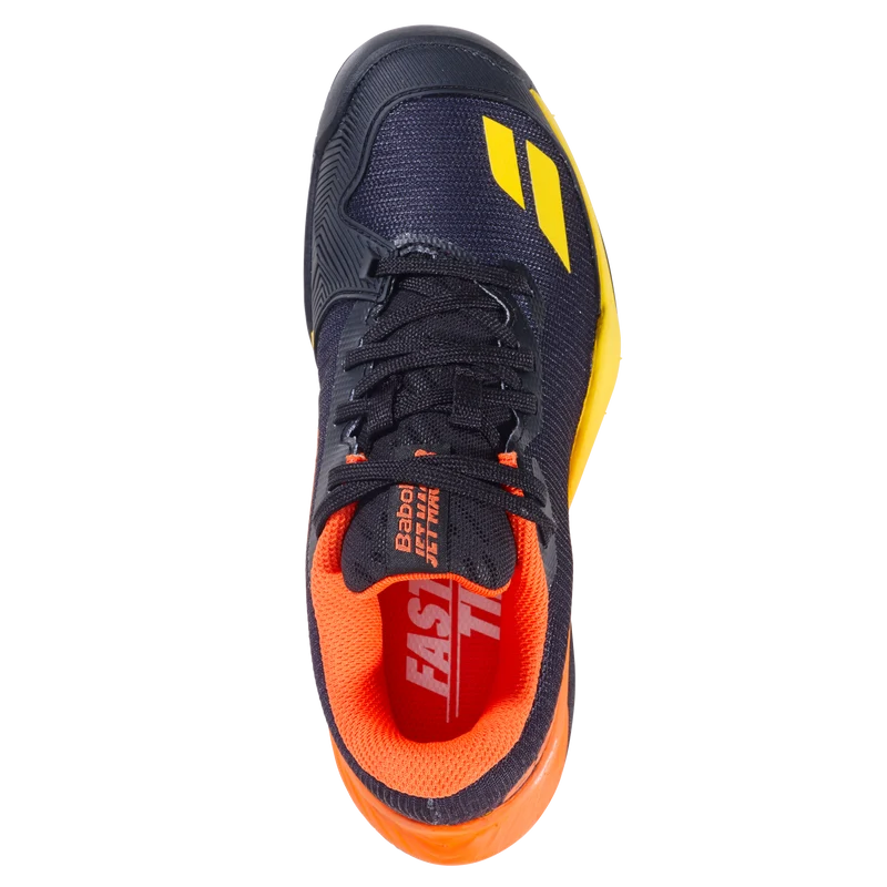 Babolat Jet Mach 3 Junior All Court Tennis Shoe (Boys) - Black/Sunset
