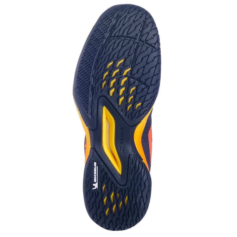 Babolat Jet Mach 3 Junior All Court Tennis Shoe (Boys) - Black/Sunset
