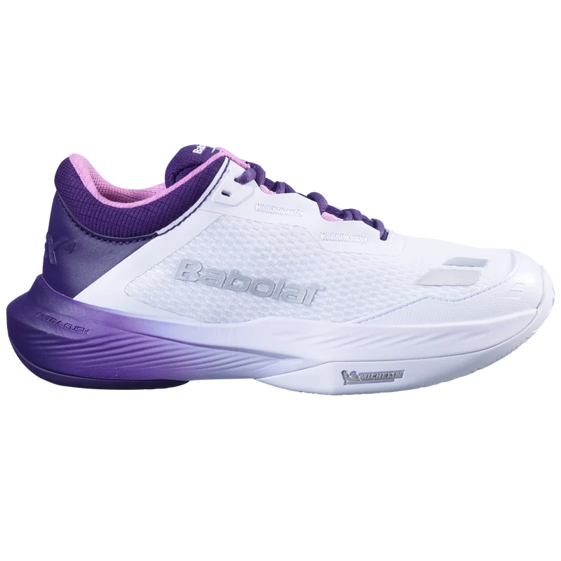 Babolat SFX 4 All Court Tennis Shoe (Ladies) - White/Dark Purple
