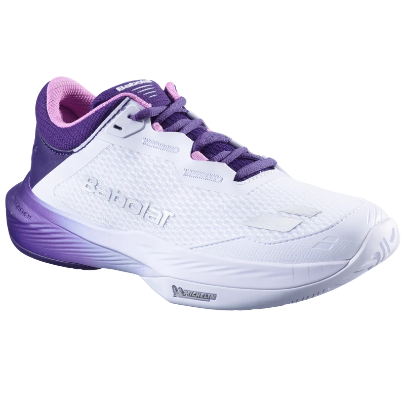 Babolat SFX 4 All Court Tennis Shoe (Ladies) - White/Dark Purple