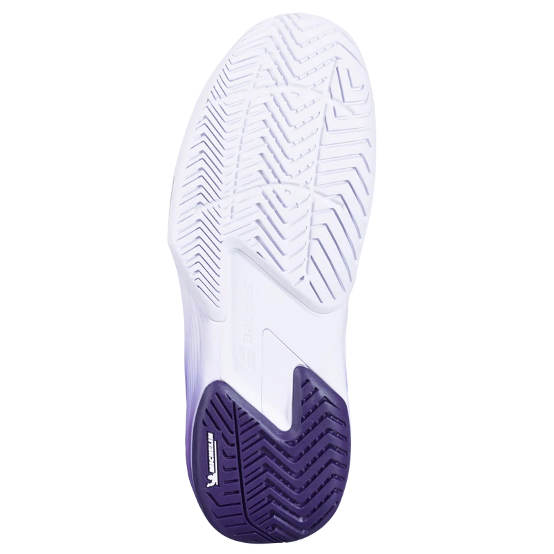 Babolat SFX 4 All Court Tennis Shoe (Ladies) - White/Dark Purple