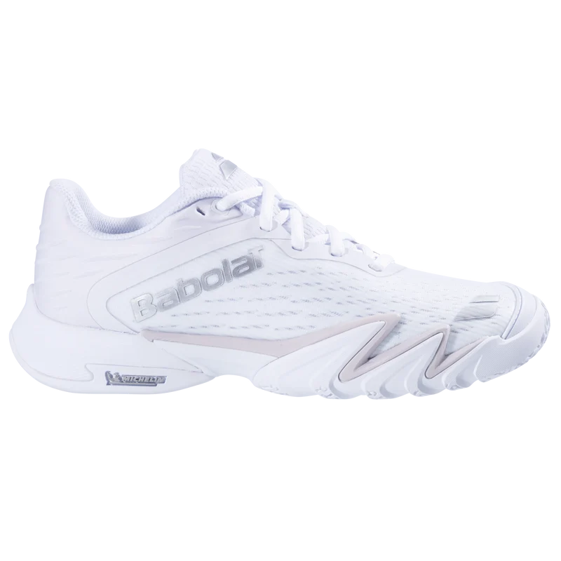 Babolat Premura 3 Padel Shoe (Womens) - White/Silver