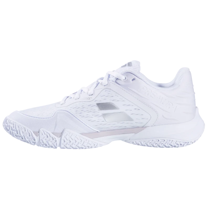 Babolat Premura 3 Padel Shoe (Womens) - White/Silver