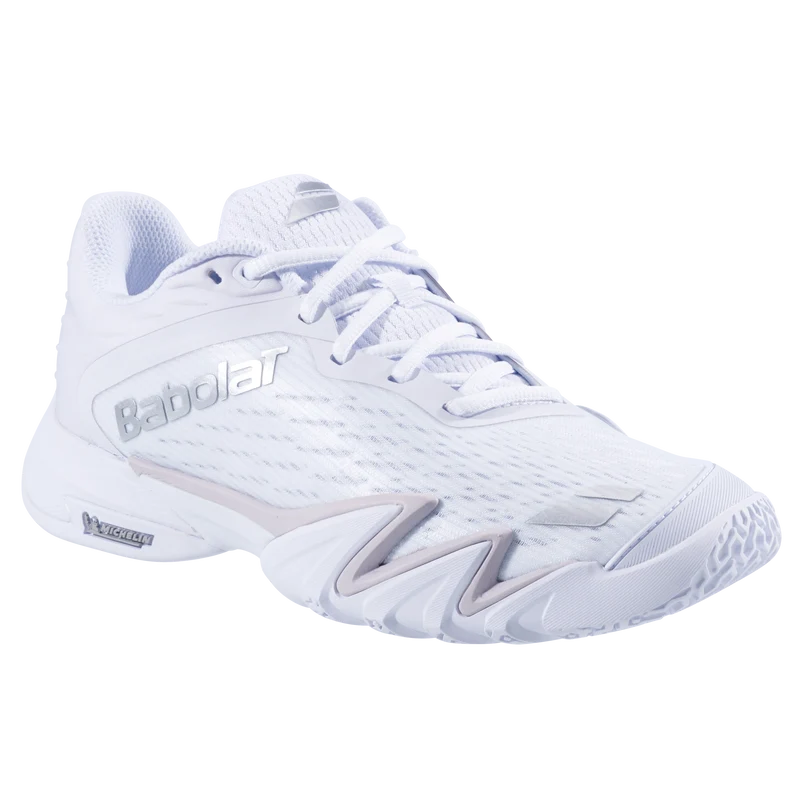 Babolat Premura 3 Padel Shoe (Womens) - White/Silver