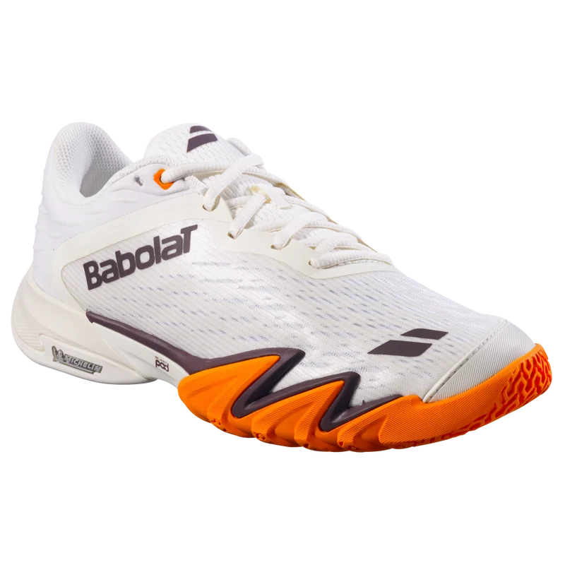 Babolat Premura 3 Padel Shoe (Mens) - Cream/Orange