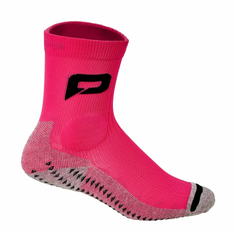 pallap Regular Padel Socks with Grip - Fucsia