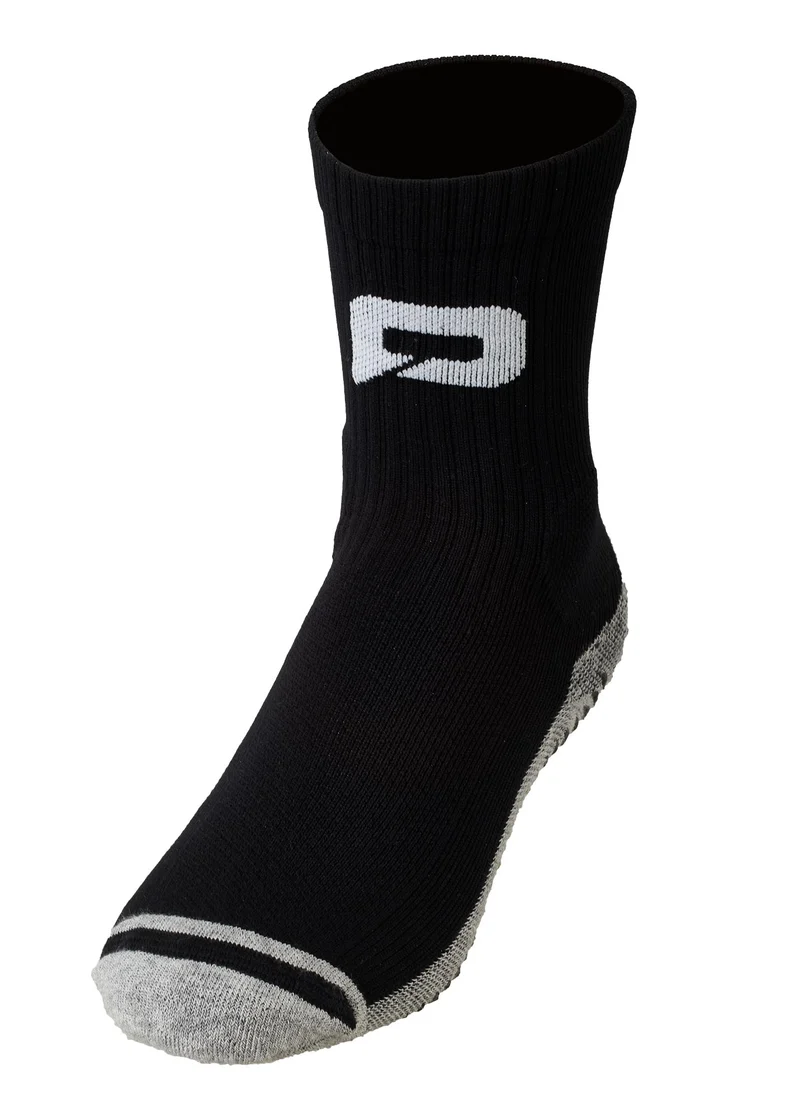 pallap Regular Padel Socks with Grip - Black