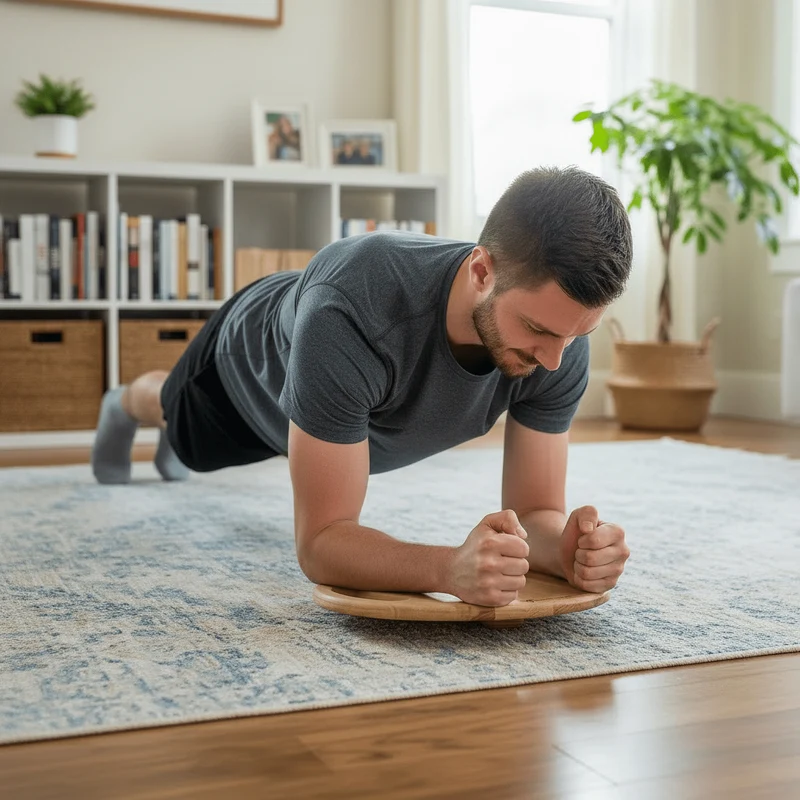 Balanceboard und Planktrainer | Massivholz Buche