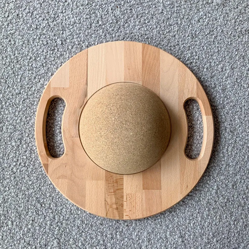 Balanceboard und Planktrainer | Massivholz Buche