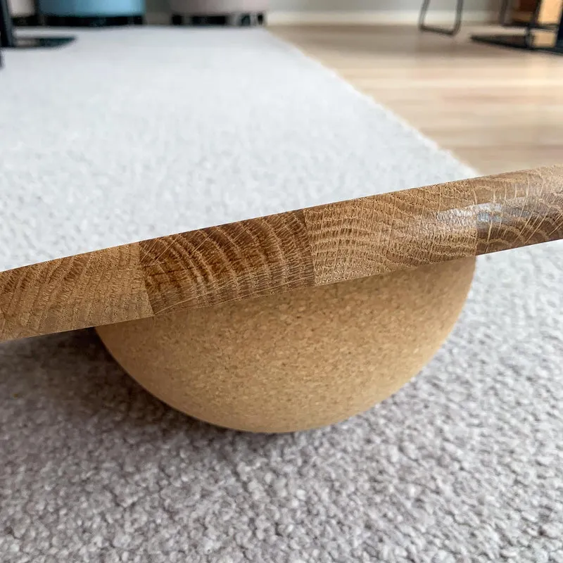 Balanceboard und Planktrainer | Massivholz Eiche
