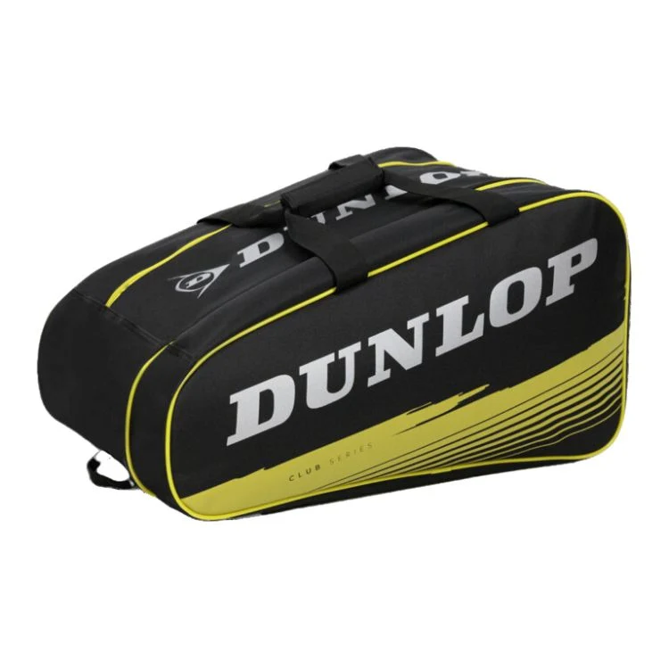 Dunlop Padeltas Paletero Club Zwart Geel Zilver