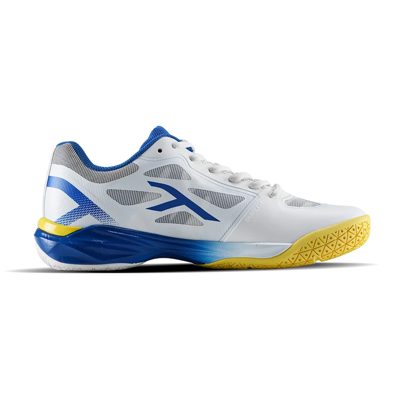 Hundred Phenom Unisex Badminton Shoes (White/Blue) 2026