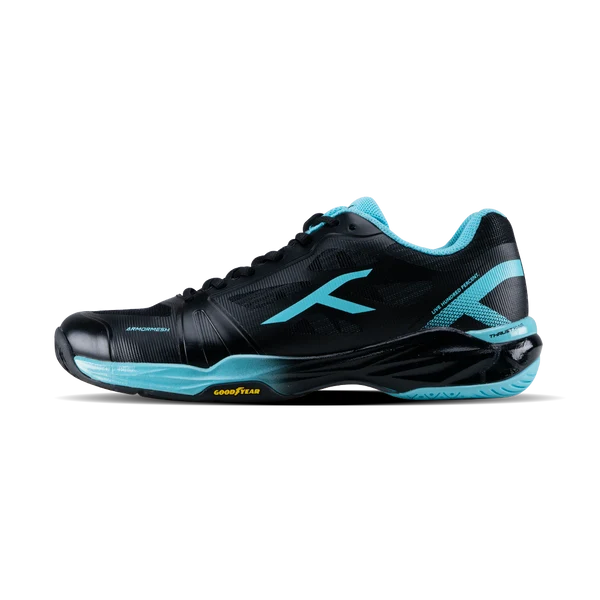 Hundred Phenom Unisex Badminton Shoes (Black/Blue) 2026