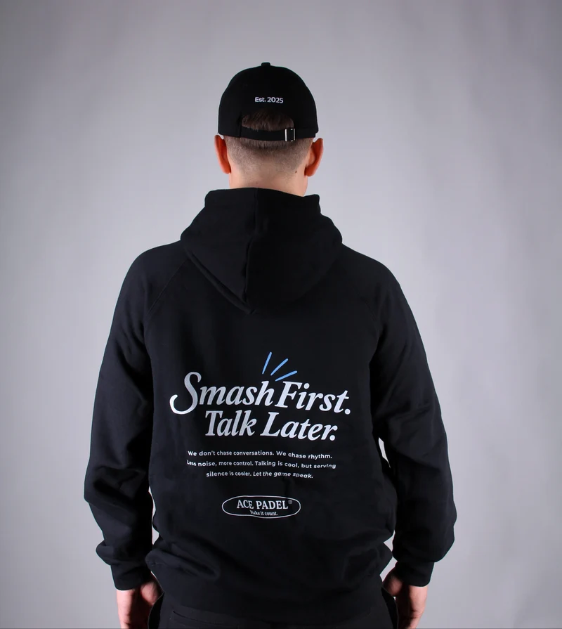 Smash First Talk Later Padel Hoodie
