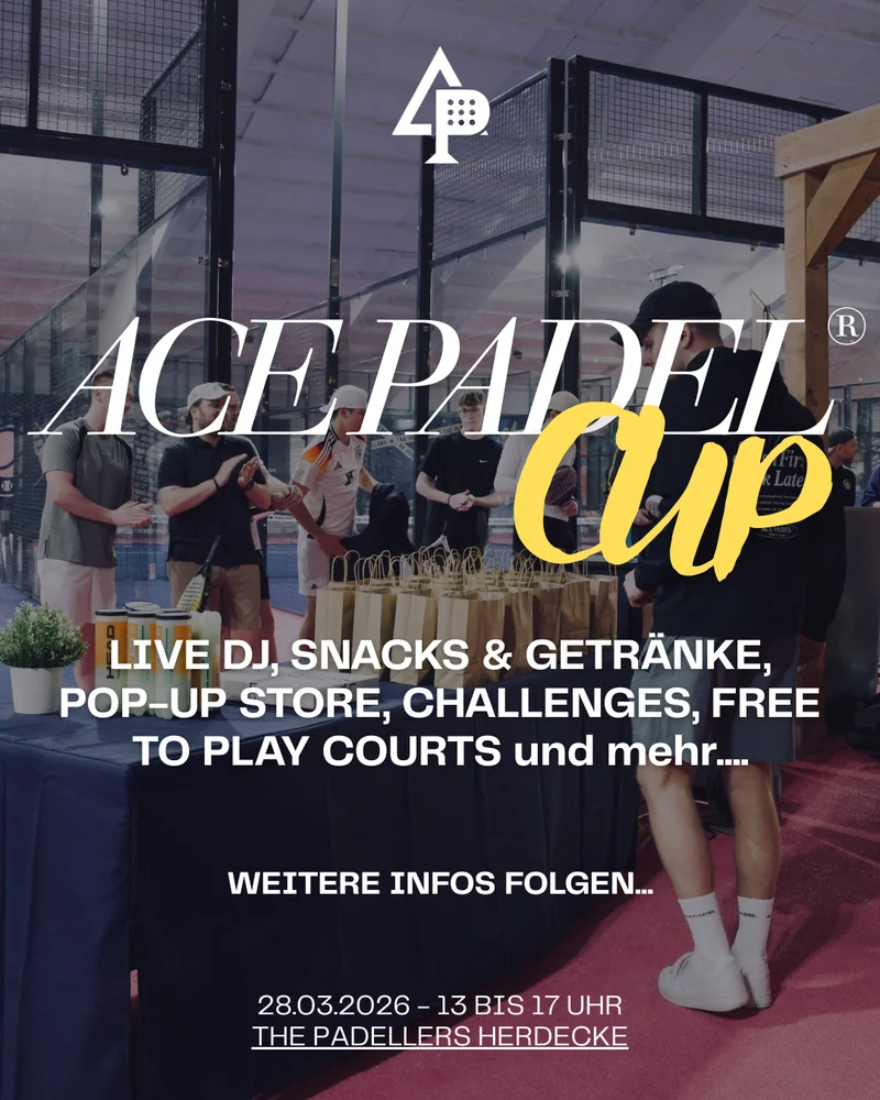 Anmeldung für den ACE PADEL Cup