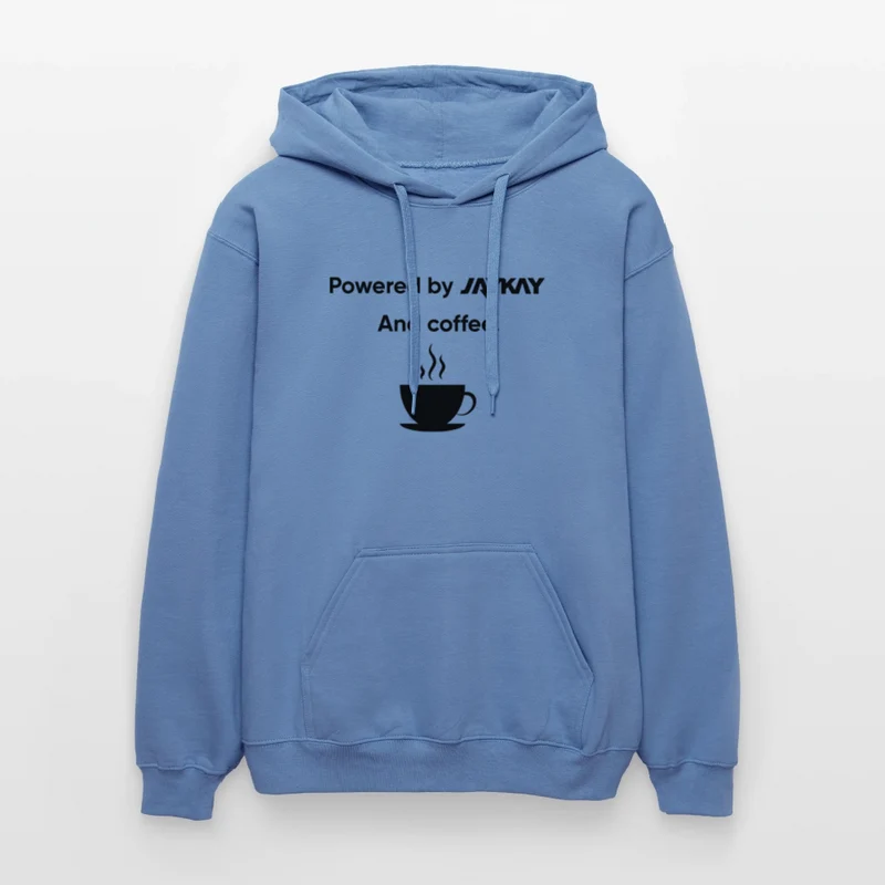 "Powered by JAYKAY" Gildan Unisex Softstyle® Midweight Hoodie blau