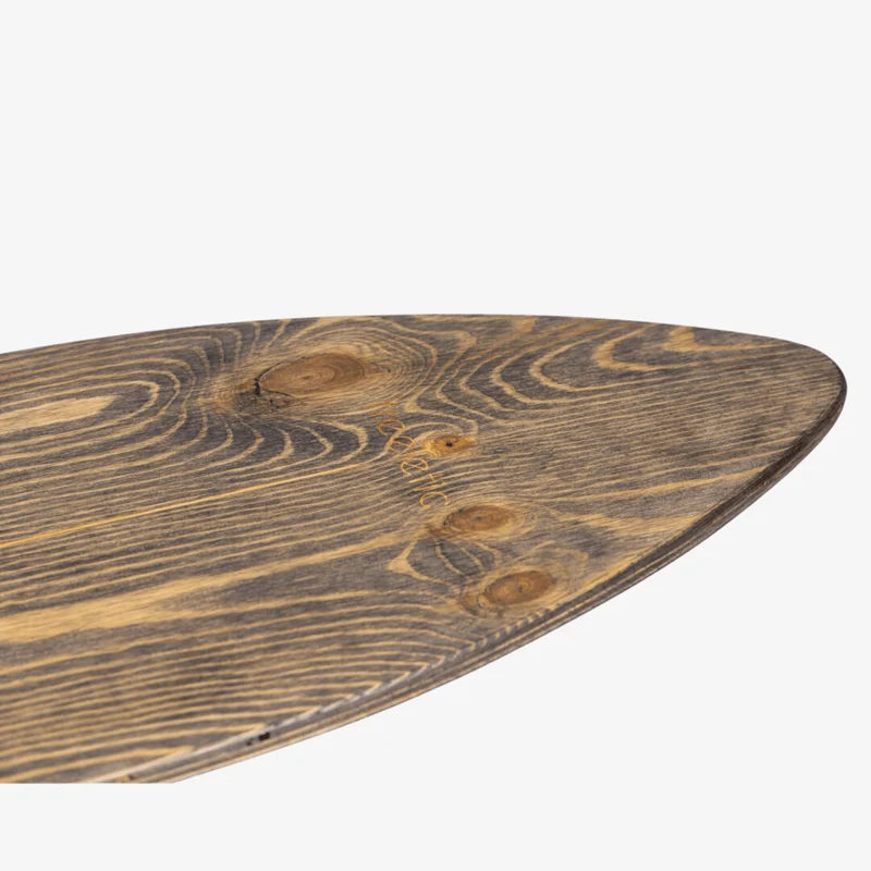 Balanceboard retro black inkl. Rolle | handmade in Germany