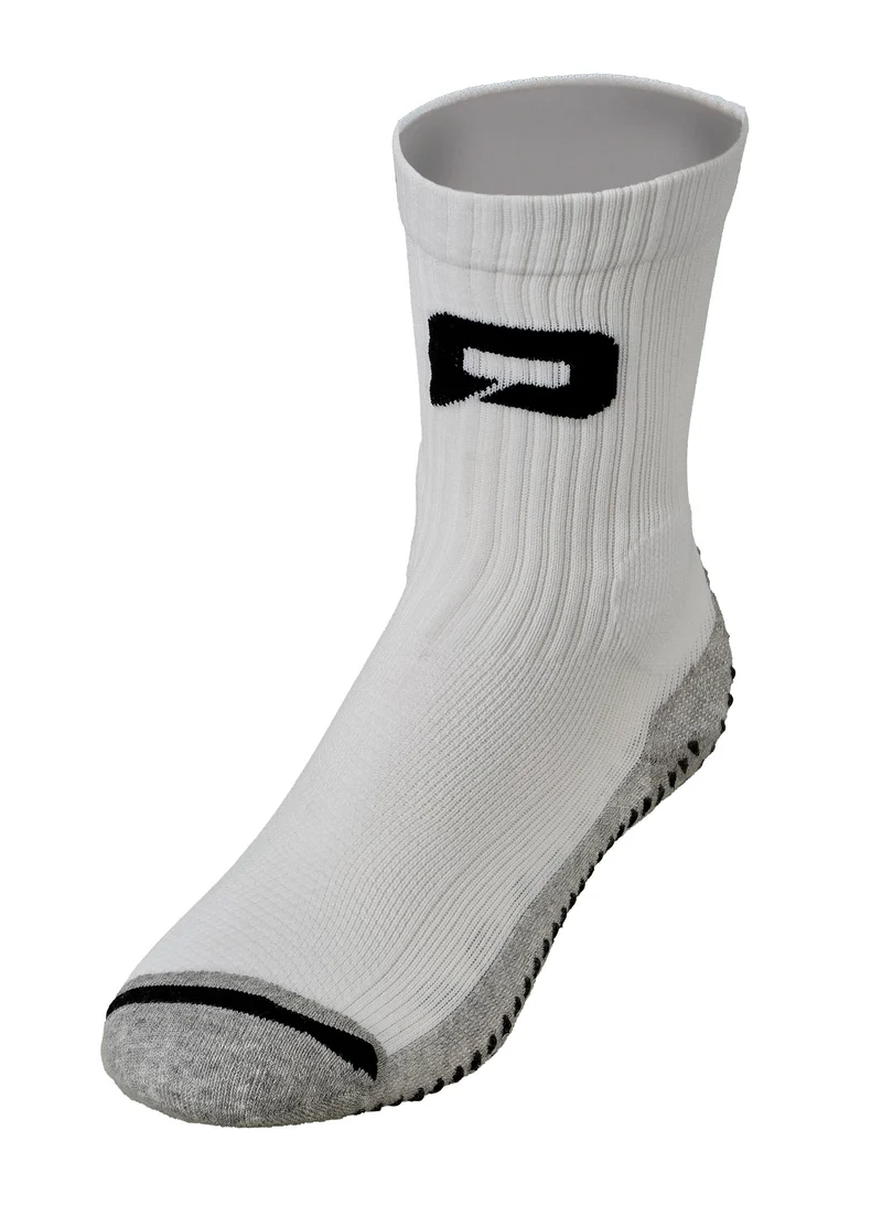 pallap Regular Padel Socks with Grip - White