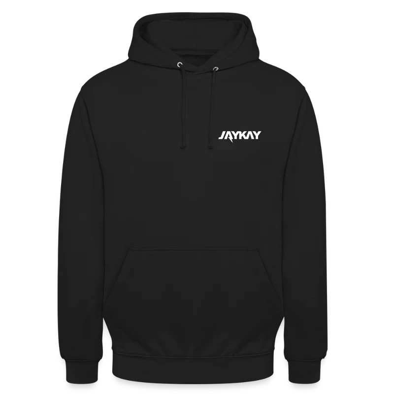 Schlichter 'JAYKAY' Unisex Hoodie schwarz