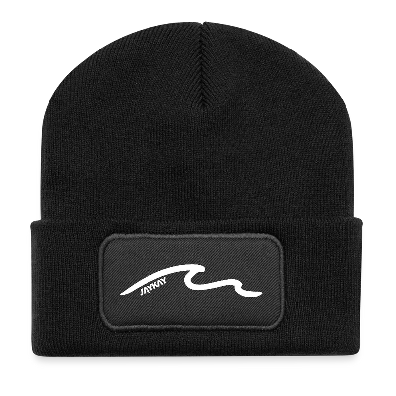 "Wave" Recycelte Patch Beanie