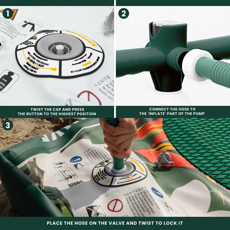 INFLADOR MANUAL DE PADDLE SURF