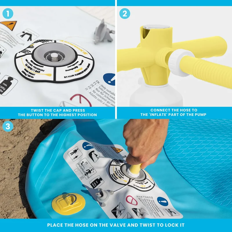 INFLADOR MANUAL DE PADDLE SURF