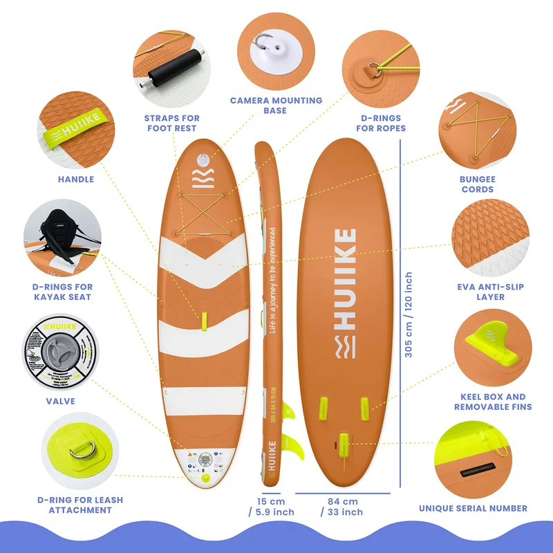 FLAME ORANGE BEACH 10'