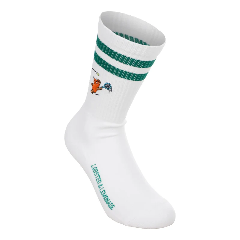 Maus Tennis Sportsocken Unisex - weiß, grün