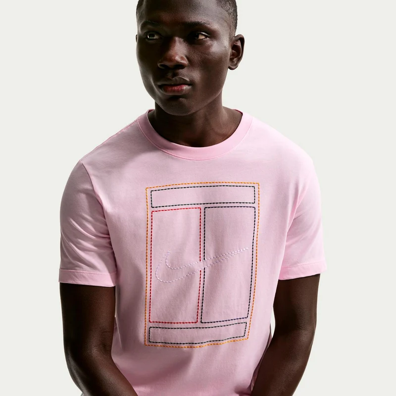 Court Heritage T-Shirt Herren-rosa