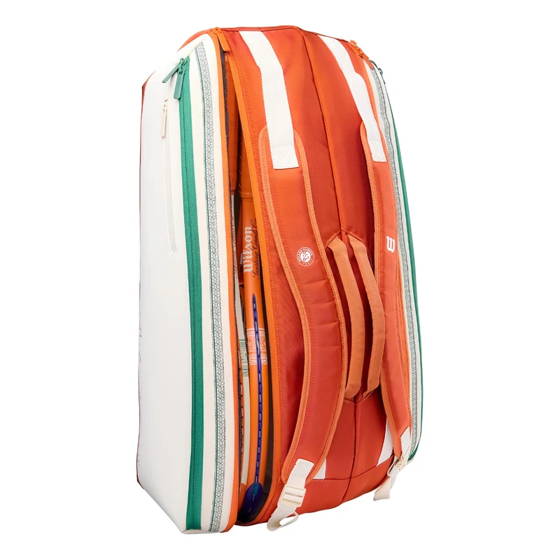 Tour Team Roland Garros Schlägertasche 9er - creme