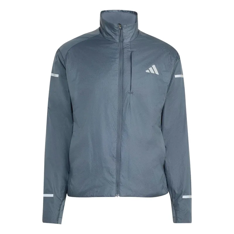 adi365 Light Warm Laufjacke Herren - blaugrau