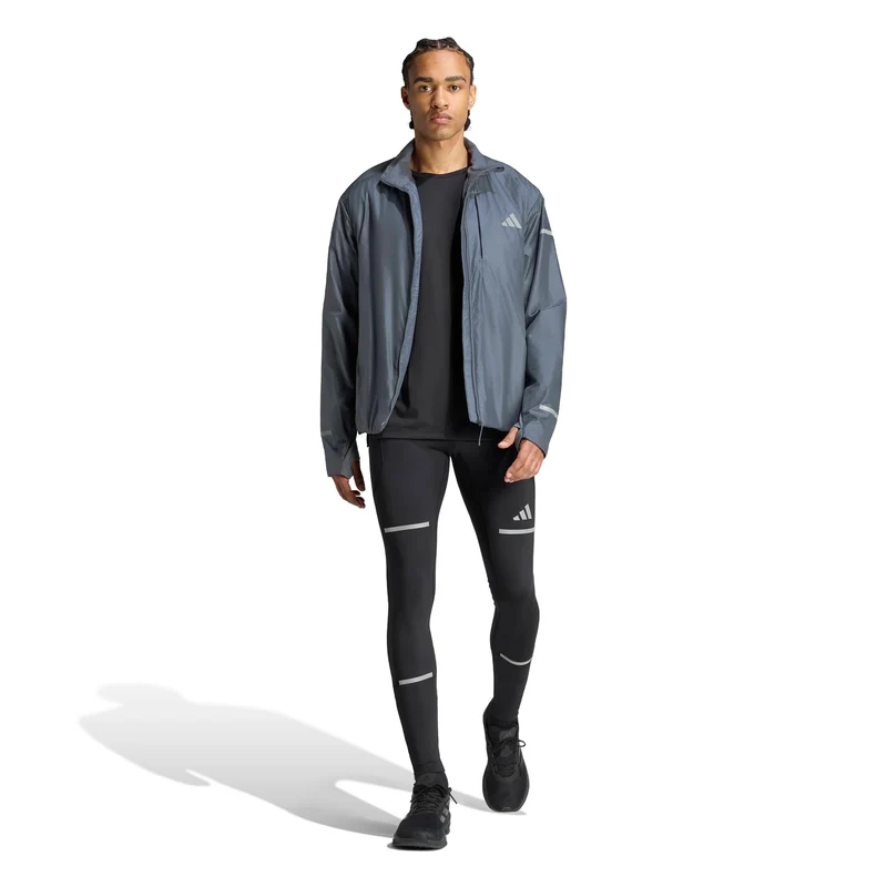 adi365 Light Warm Laufjacke Herren - blaugrau