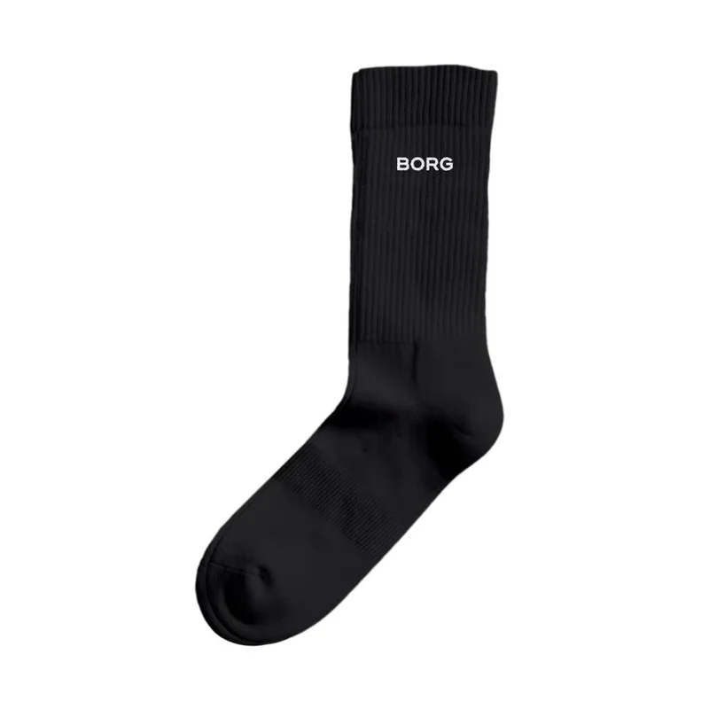 Björn Borg Essential Crew Socks (3-Pack, Black)