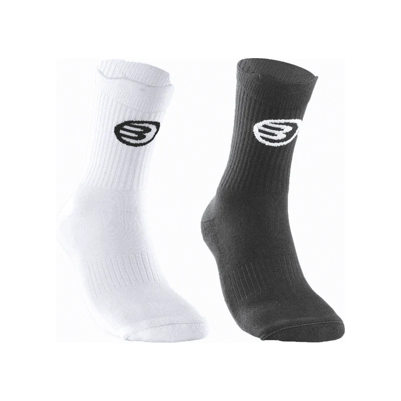 Bullpadel Socken 2er Pack Schwarz/Weiß