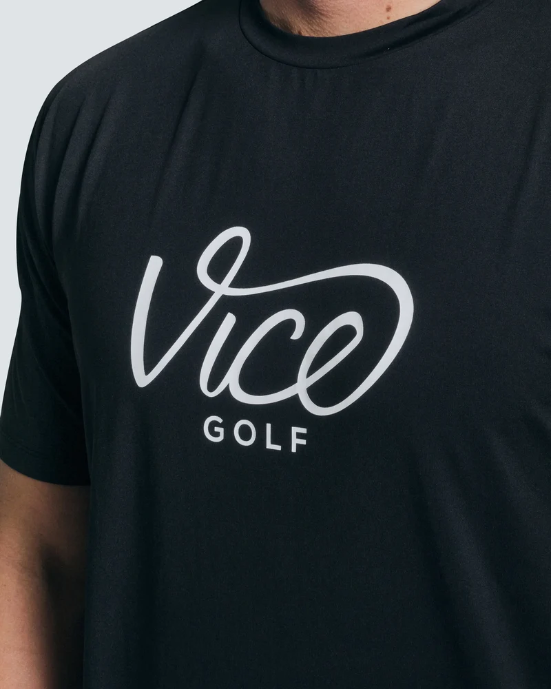Vice Golf Performance Logo Tee