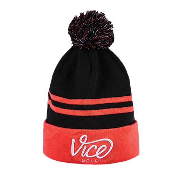 Vice Golf Beanie Striped