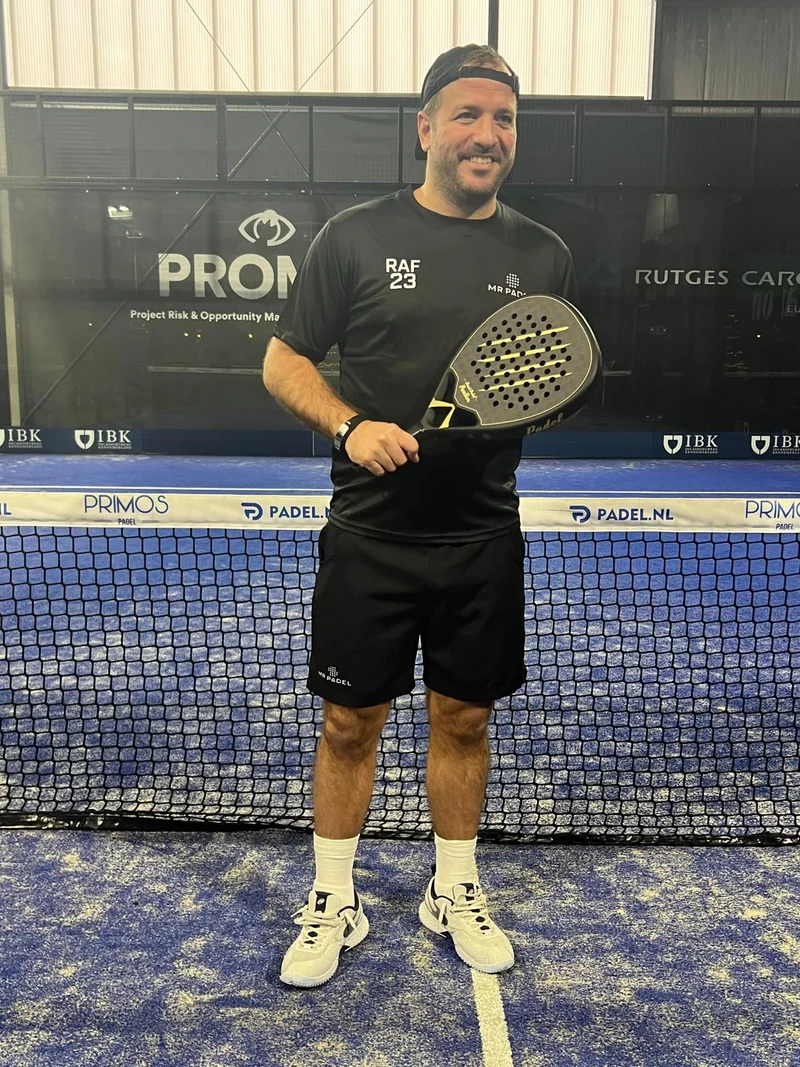 RAF23 Zwart Padelshirt