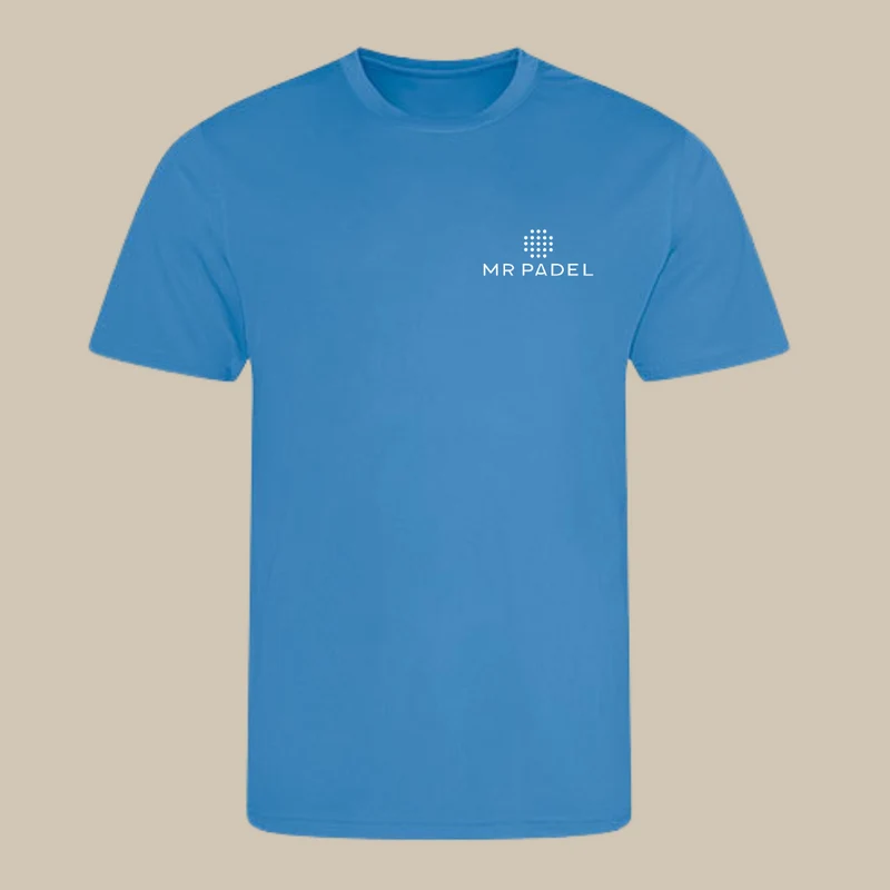 Mr Padel Parma Shirt Sky Blauw
