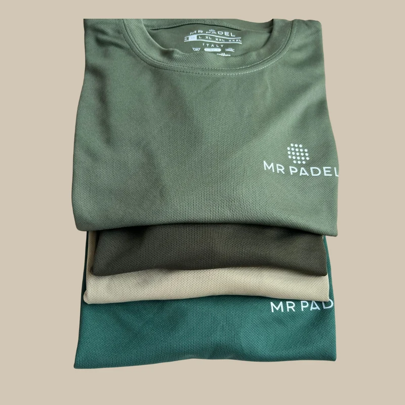 Mr Padel Parma Shirt Olijf Groen