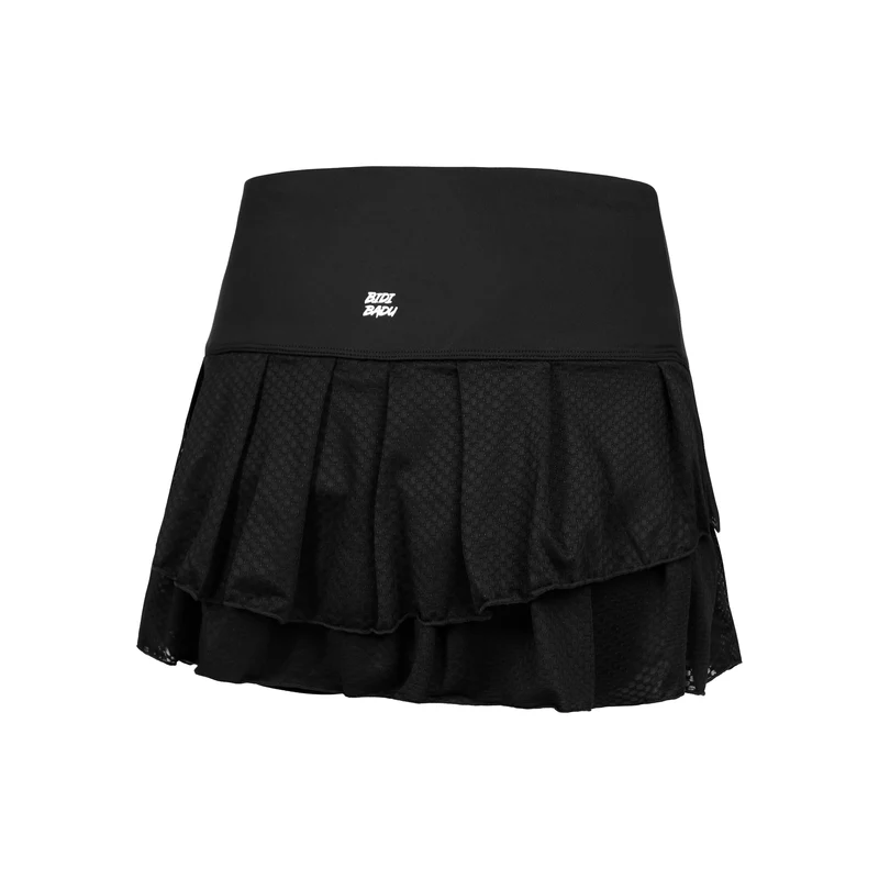 Crew Pleated Rock Damen-Schwarz