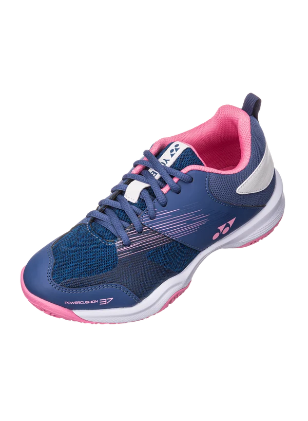 Yonex Power Cushion 37 Women Badminton Shoes (Navy/Pink)