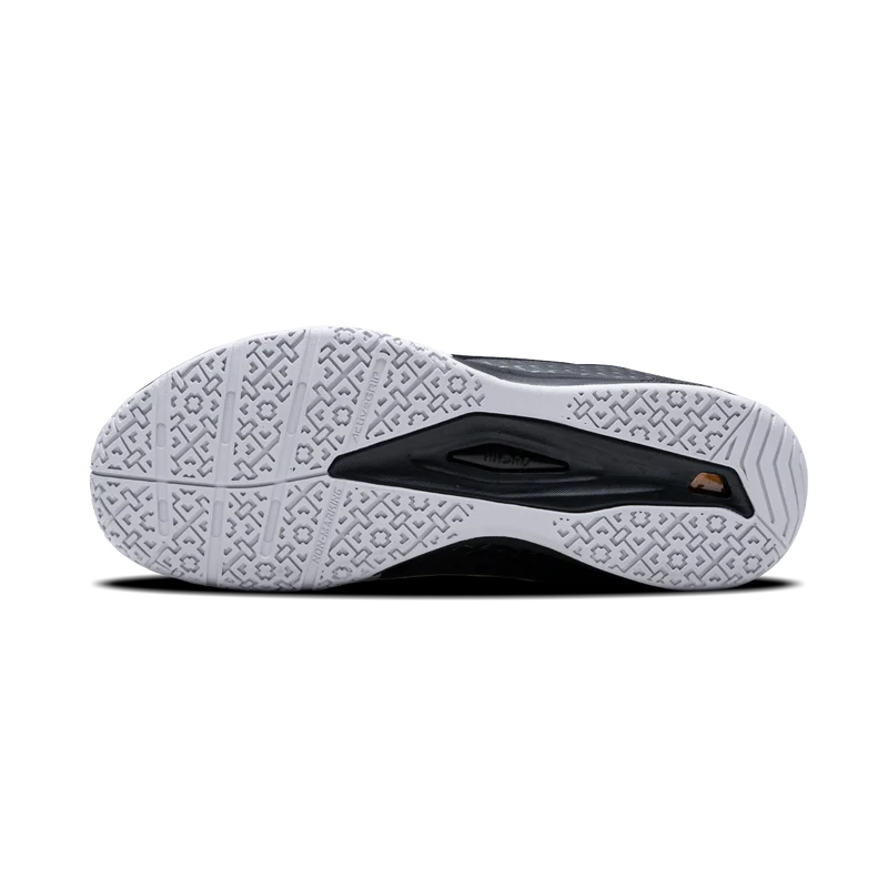 Hundred Velocity Elite Unisex Badminton Shoes (Black/Silver)
