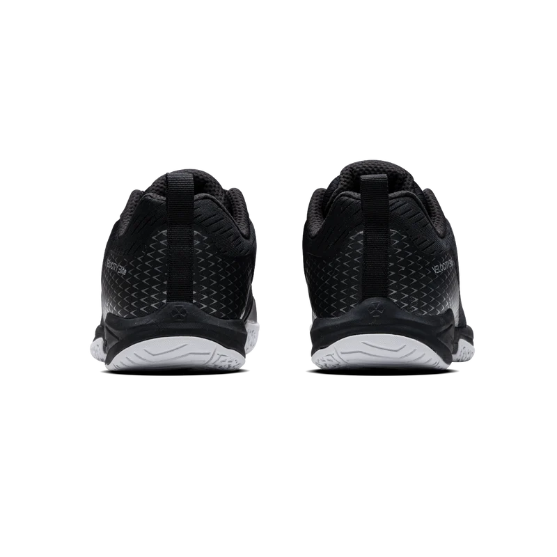 Hundred Velocity Elite Unisex Badminton Shoes (Black/Silver)