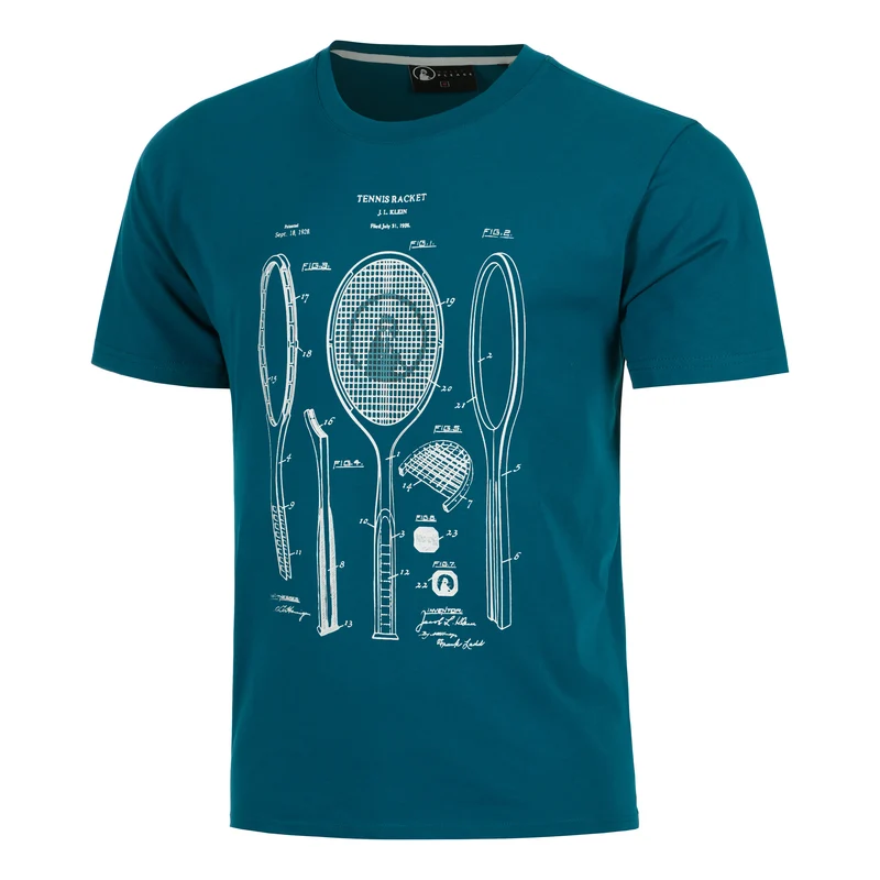 Create Rackitecture T-Shirt Herren-Petrol,Weiß