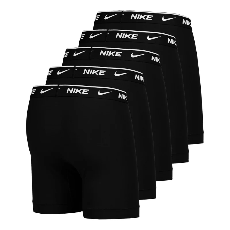 Essential Cotton Stretch Boxer Brief Boxer Short - 5er Pack Herren-schwarz